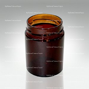 Стеклобанка 0,250 ТВИСТ (66) Deep Ровная (коричневая) банка стеклянная КСТ оптом и по оптовым ценам в Краснодаре