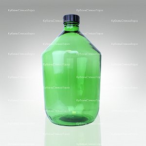 Бутыль 10,0 л Казацкий (зеленый) стеклянный оптом и по оптовым ценам в Краснодаре