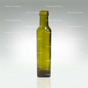 Бутылка 0,250  (31,5)"MARASCA" оливковая стекло оптом и по оптовым ценам в Краснодаре