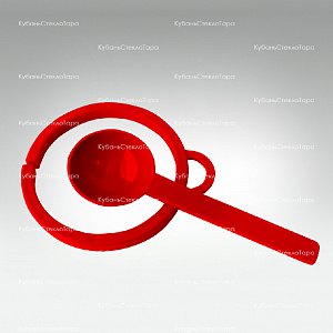 Кольцо и ложка на банку красные (82) оптом и по оптовым ценам в Краснодаре