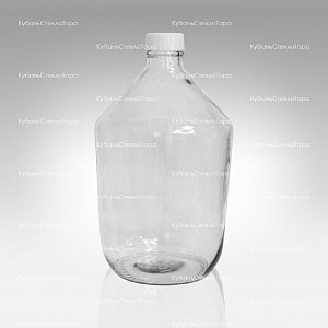 Бутыль 10,0 л Казацкий (прозрачный) стеклянный оптом и по оптовым ценам в Краснодаре