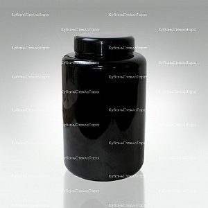 Банка 3 л (100) пластик черная с крышкой (Б-Ч-3000) оптом и по оптовым ценам в Краснодаре