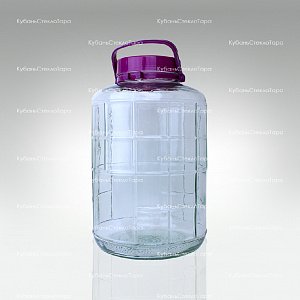 Бутыль (банка) стеклянный "фиолетовая" 16 л оптом и по оптовым ценам в Краснодаре