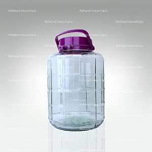 Бутыль (банка) стеклянный "фиолетовая" 12 л оптом и по оптовым ценам в Краснодаре