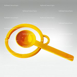 Кольцо и ложка на банку желтые (82) оптом и по оптовым ценам в Краснодаре